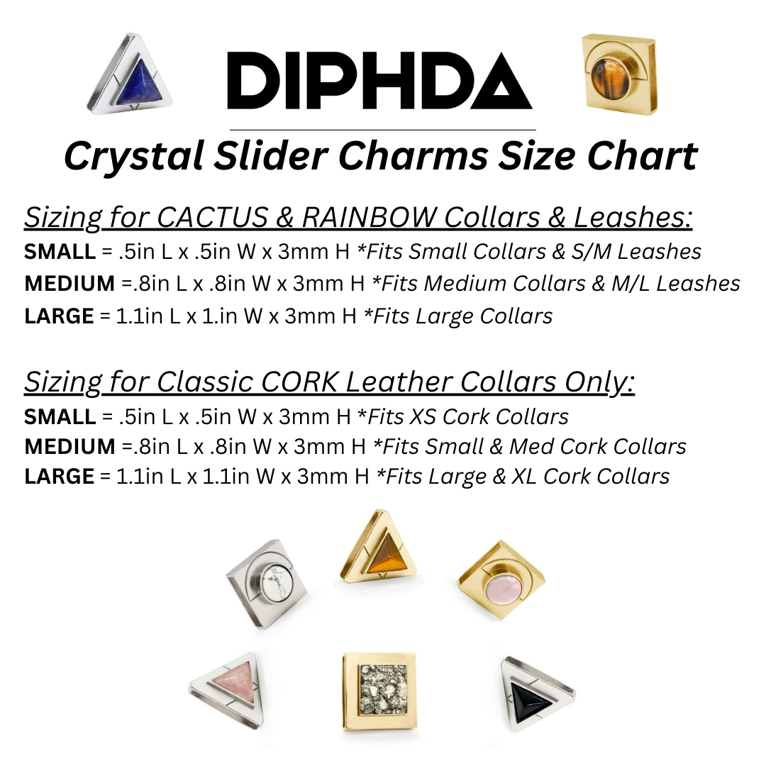 Tiger Eye Triangle Crystal Charm – Gold or Silver | DIPHDA