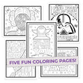 Colors Wars Coloring Pages (5 Pack)