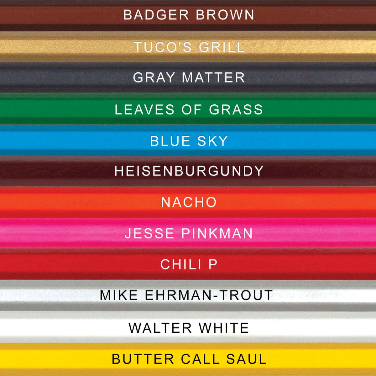 Coloring Bad Colored Pencils for Fans of Breaking Bad