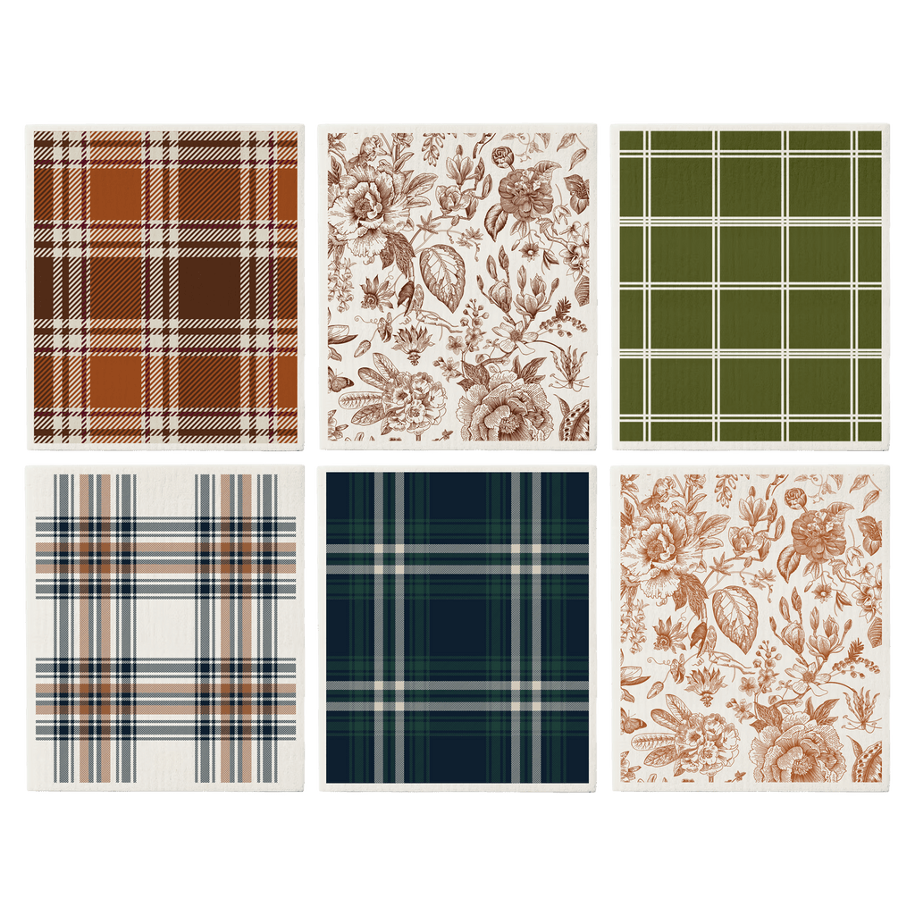 Fall Pattern Swedish Dishcloths