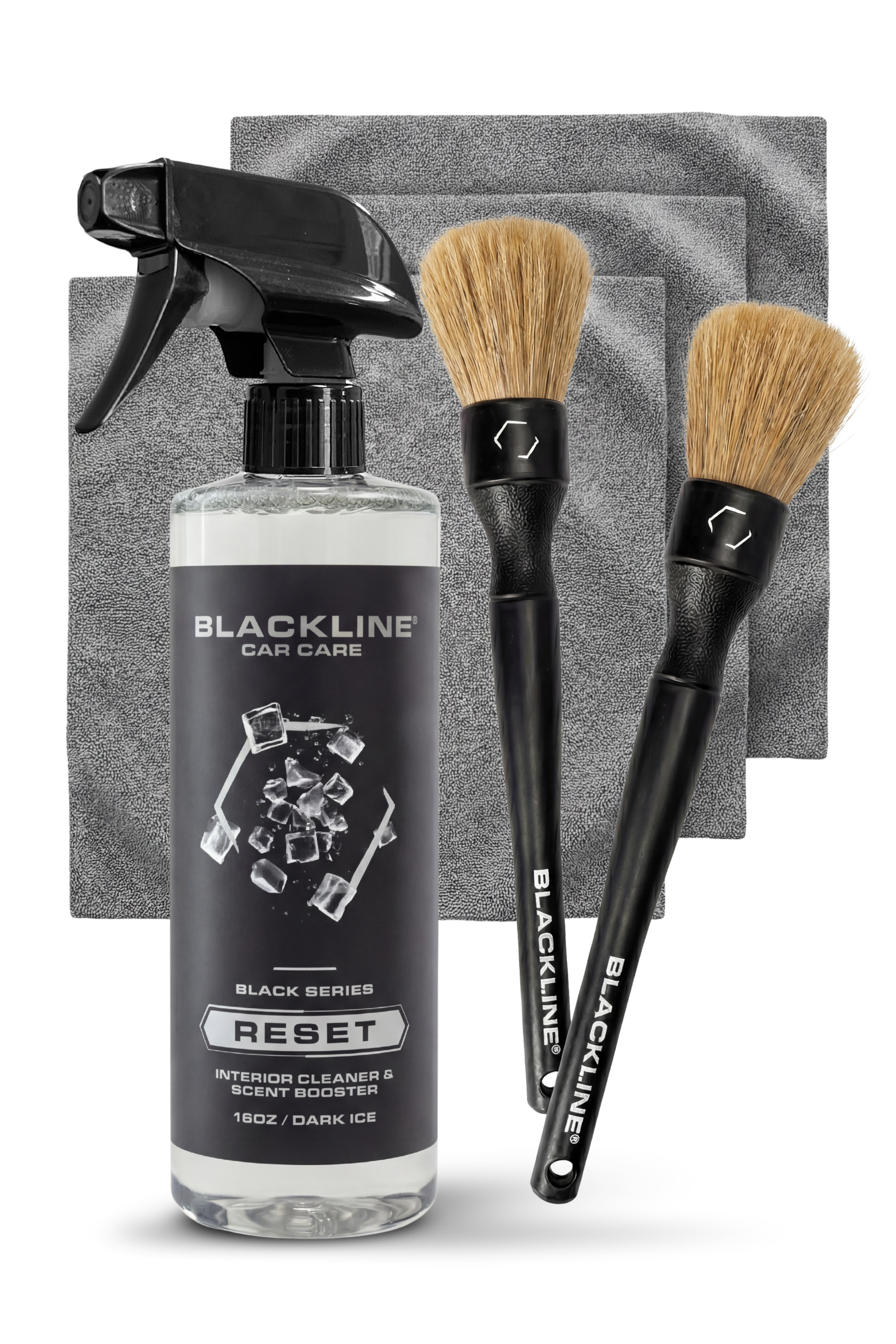 BLACKLINE® BOAR'S HAIR BRUSH SET