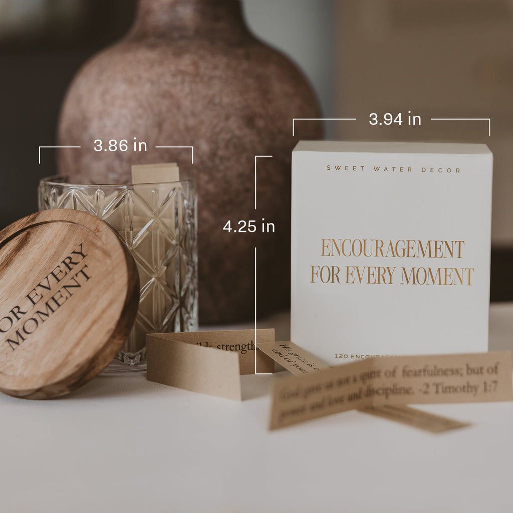 Encouragement for Every Moment Glass Jar