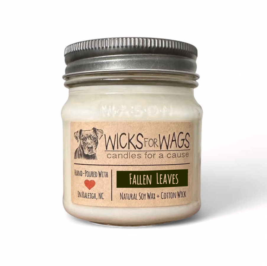 Fallen Leaves | 8 oz Mason Jar