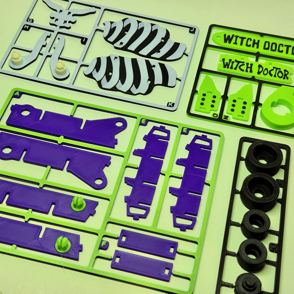 Model Kit Combo - HyperShock and Witch Doctor