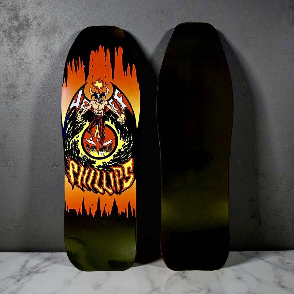 Jeff Phillips DevilMan BBC Original Shape "Rider" Deck 10”x31” (PRE-ORDER, NOVEMBER)