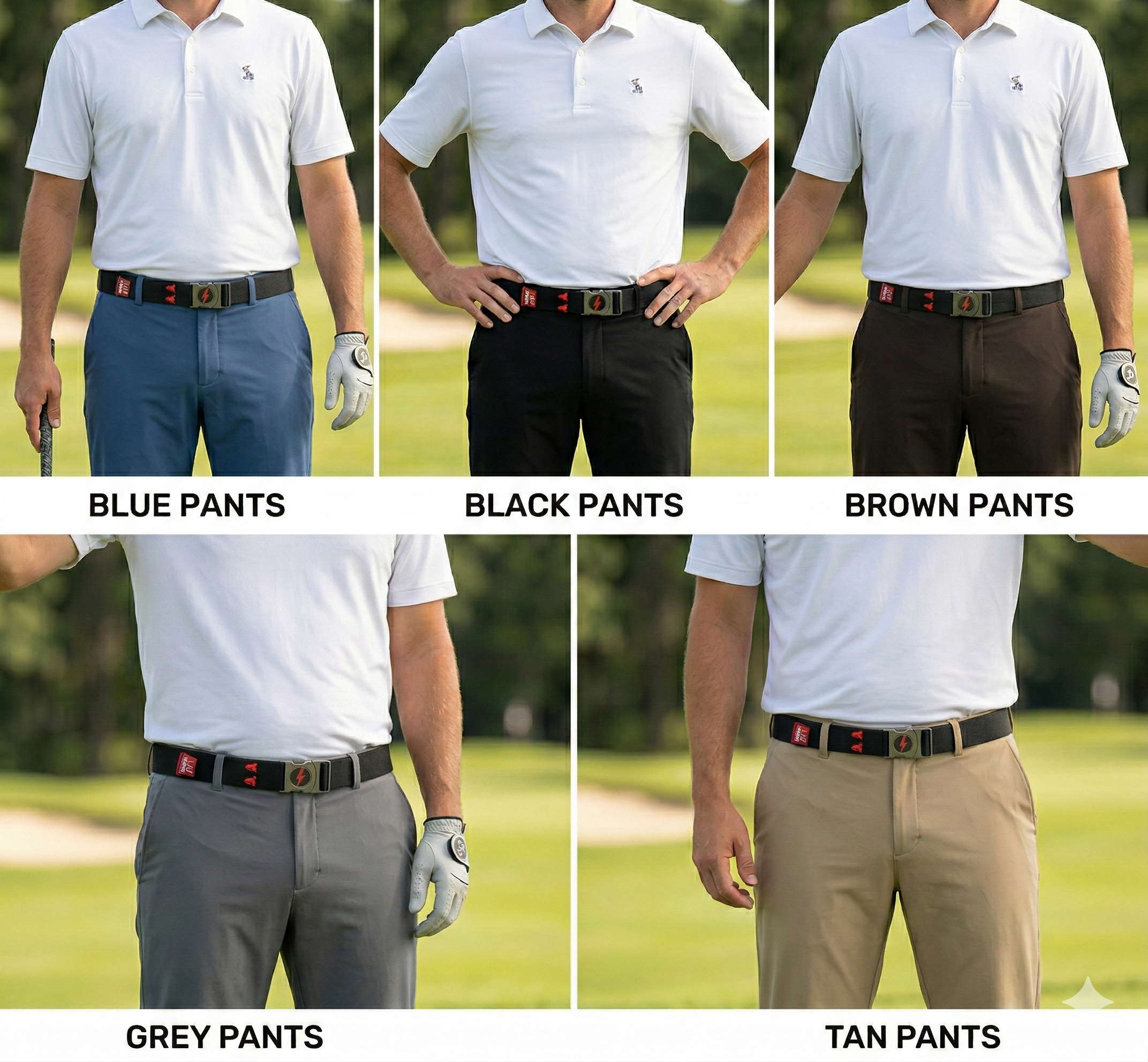 THE BYRD GOLF BELT - Black