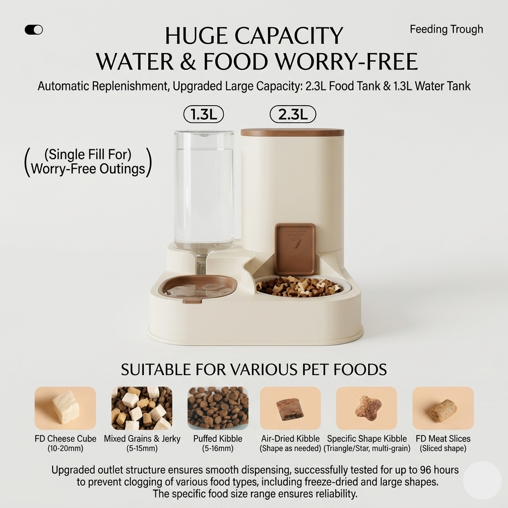Gravity Auto Feeder & Water Station