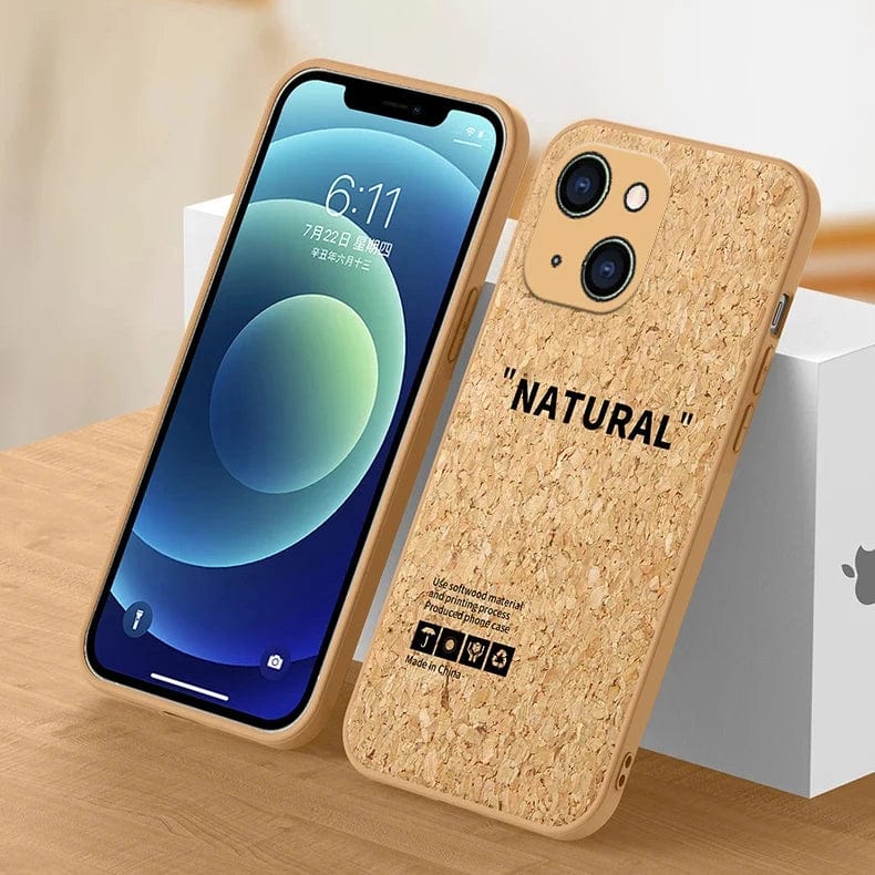 Cork Wood iPhone Case