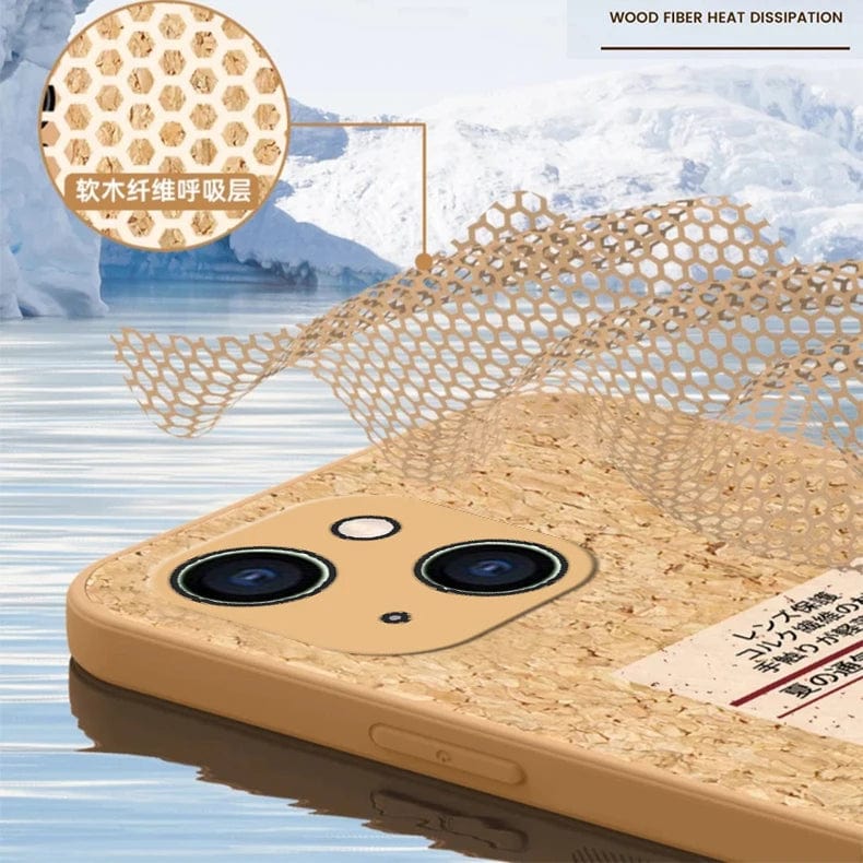 Cork Wood iPhone Case