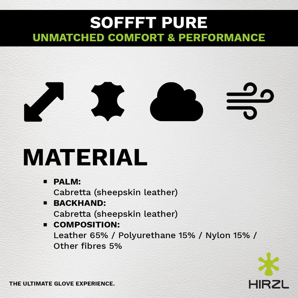 HIRZL SOFFFT Pure - Golf Gloves - WHITE