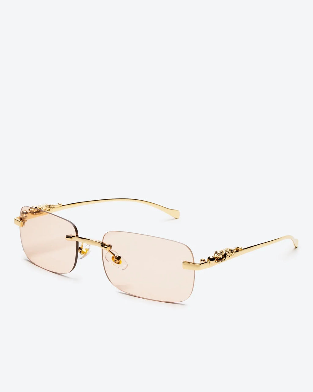 NOBLE - Amber Lenses, Gold Chrome Frame