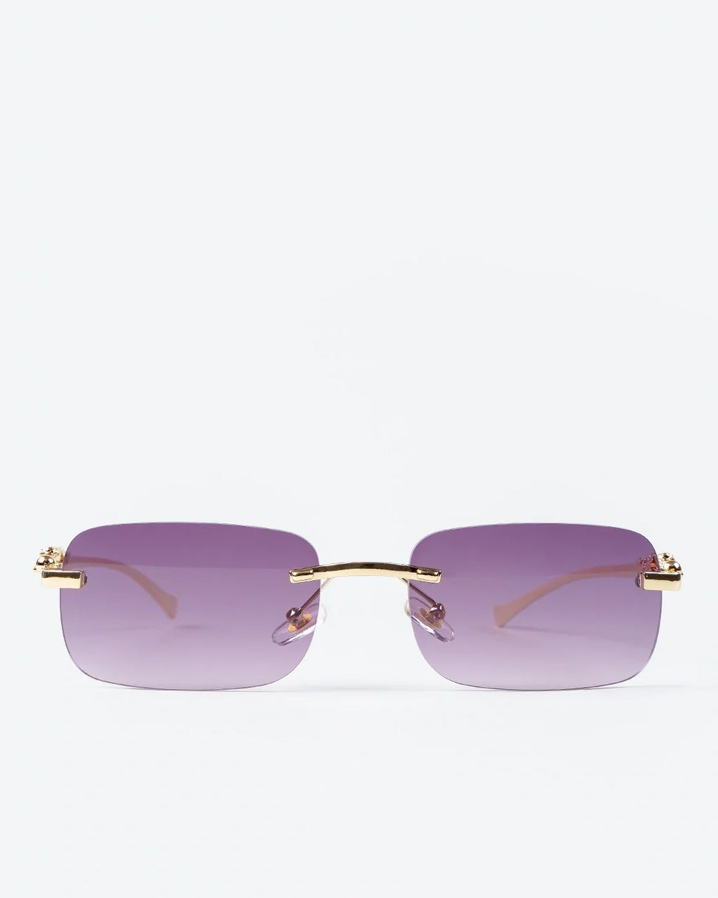 NOBLE - Violet Lenses, Gold Chrome Frame
