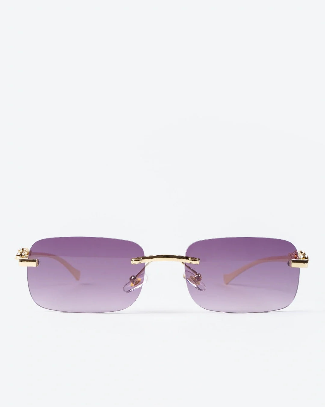 NOBLE - Violet Lenses, Gold Chrome Frame