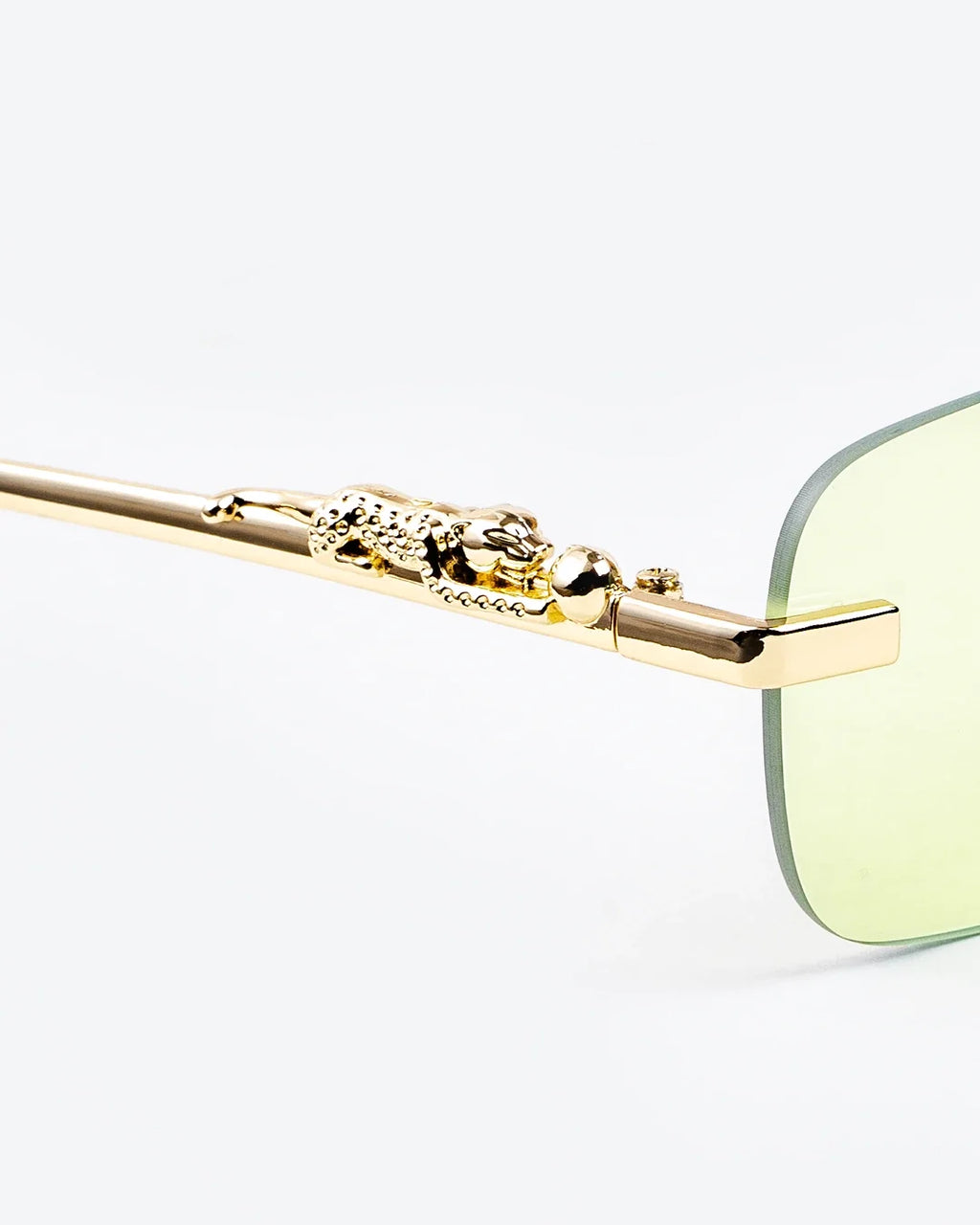 NOBLE - Lime Lenses, Gold Chrome Frame