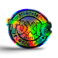 Toxic Skates Sticker HOLOGRAPHIC 3"