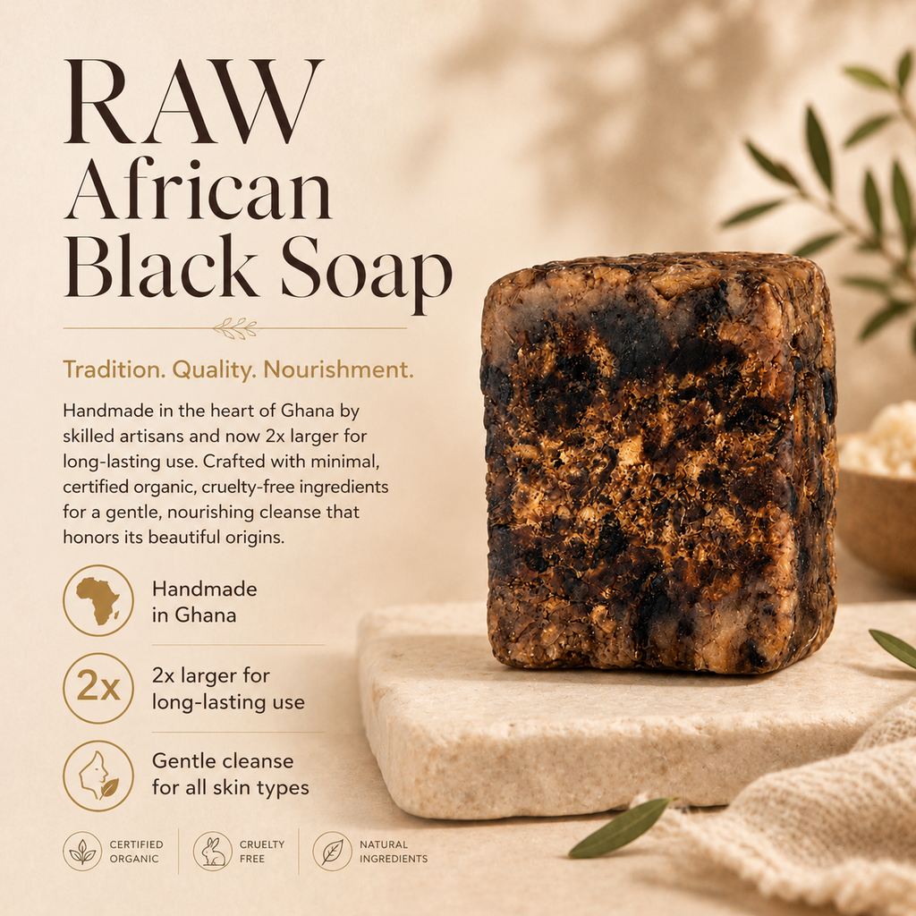 RAW African Black Soap