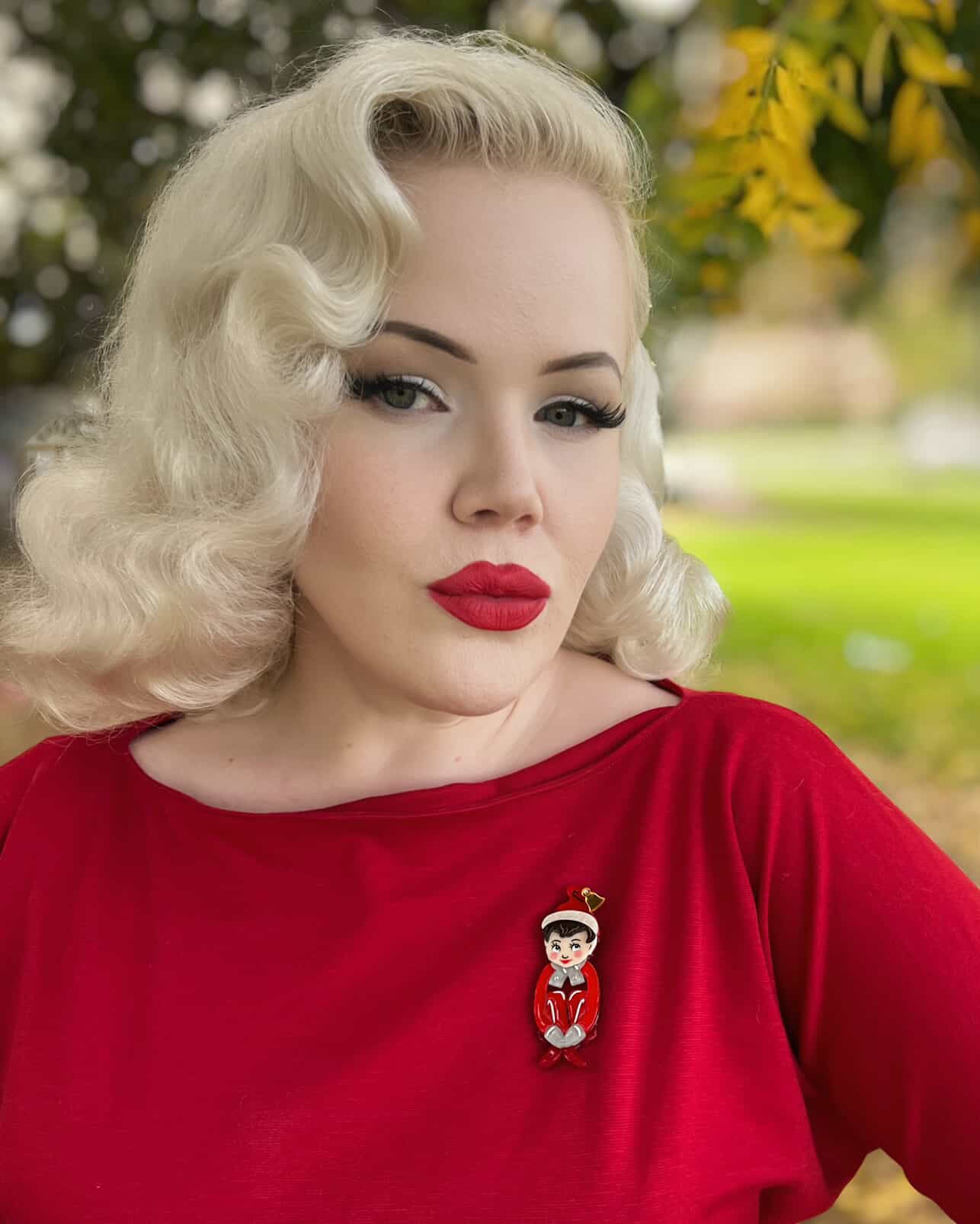 Merry Mischief Brooch by 50's Vintage Dame x Lipstick & Chrome