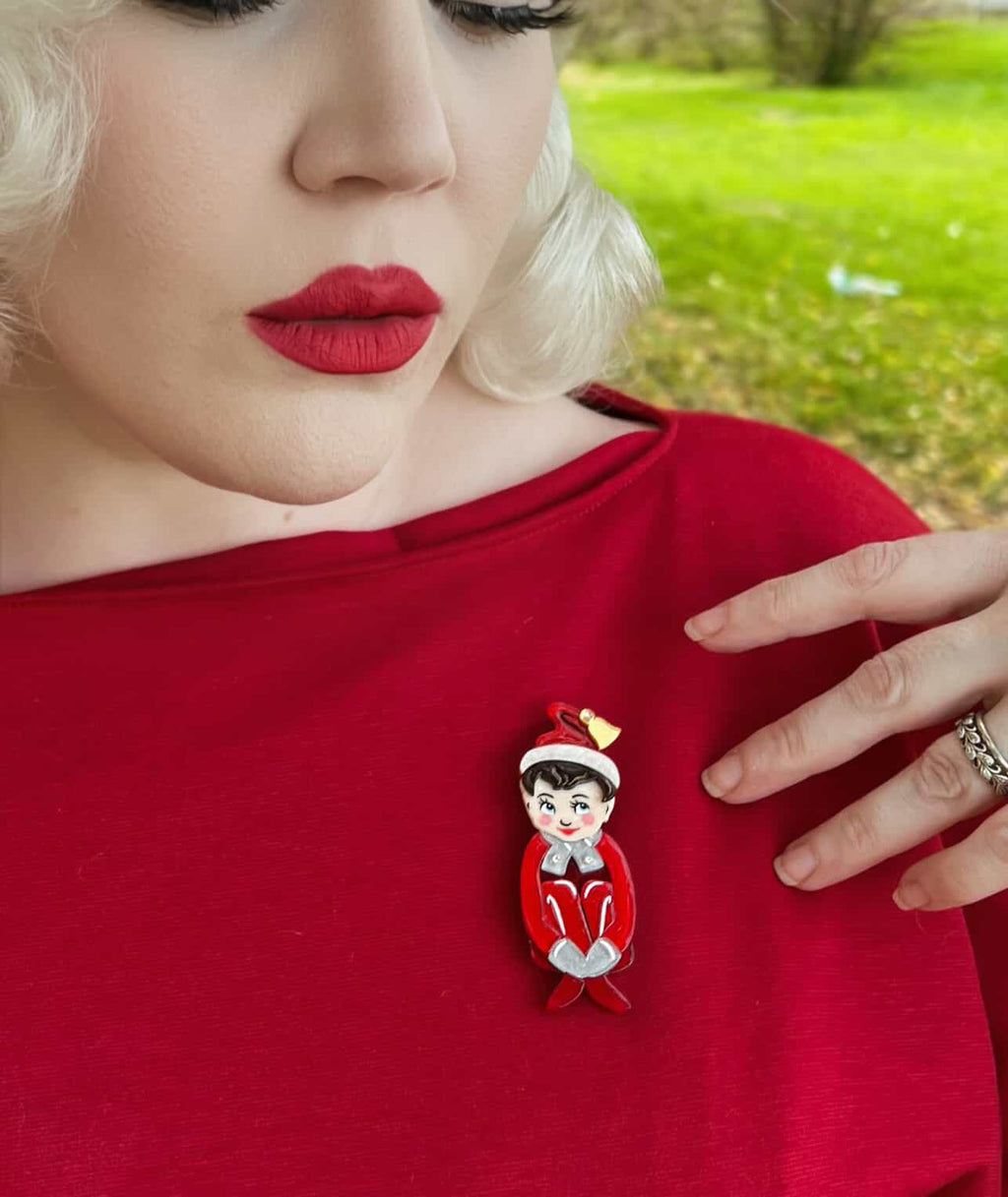 Merry Mischief Brooch by 50's Vintage Dame x Lipstick & Chrome