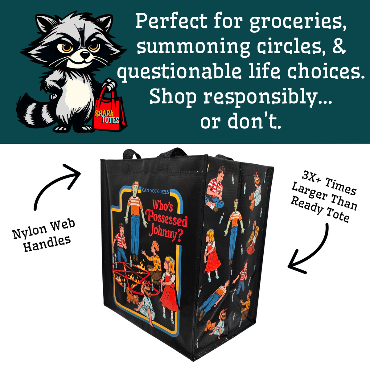 Let's Summon Demons Grocery Tote