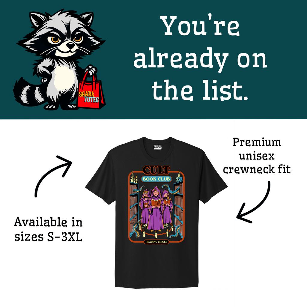 Cult Book Club Black T-shirt