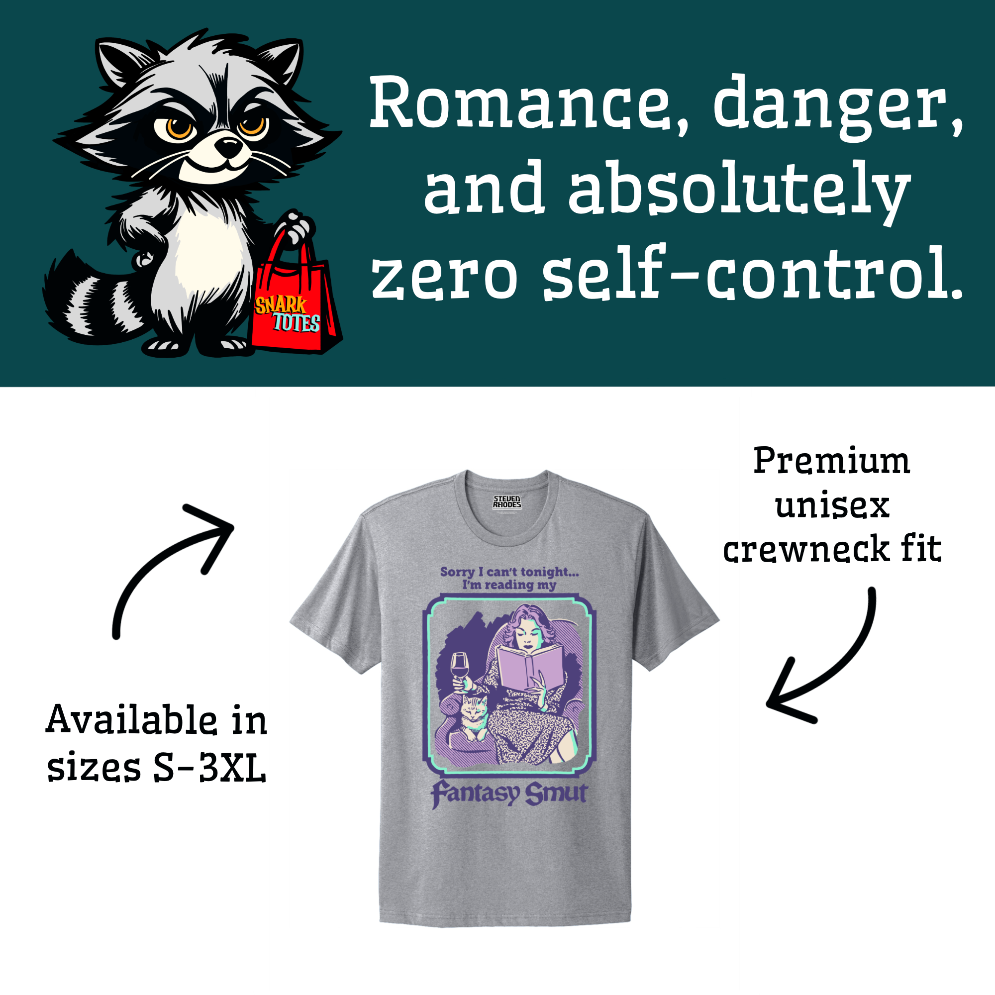 Fantasy Smut Heather Gray T-shirt