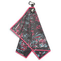 Shadow Palms Golf Towel | 24” x 16” Microfiber Towel | Magnetic Clip & Carabiner | Premium Golf Accessory