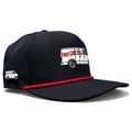 Free Golf Balls Van Golf Hat | Snapback Cap | Built-in Magnetic Ball Marker Holder + Marker Included | Free Golf Balls Van | Adjustable Black