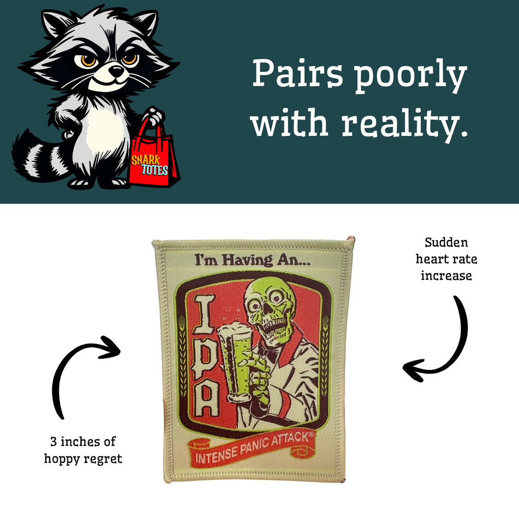 IPA (Intense Panic Attack) Iron-On Patch