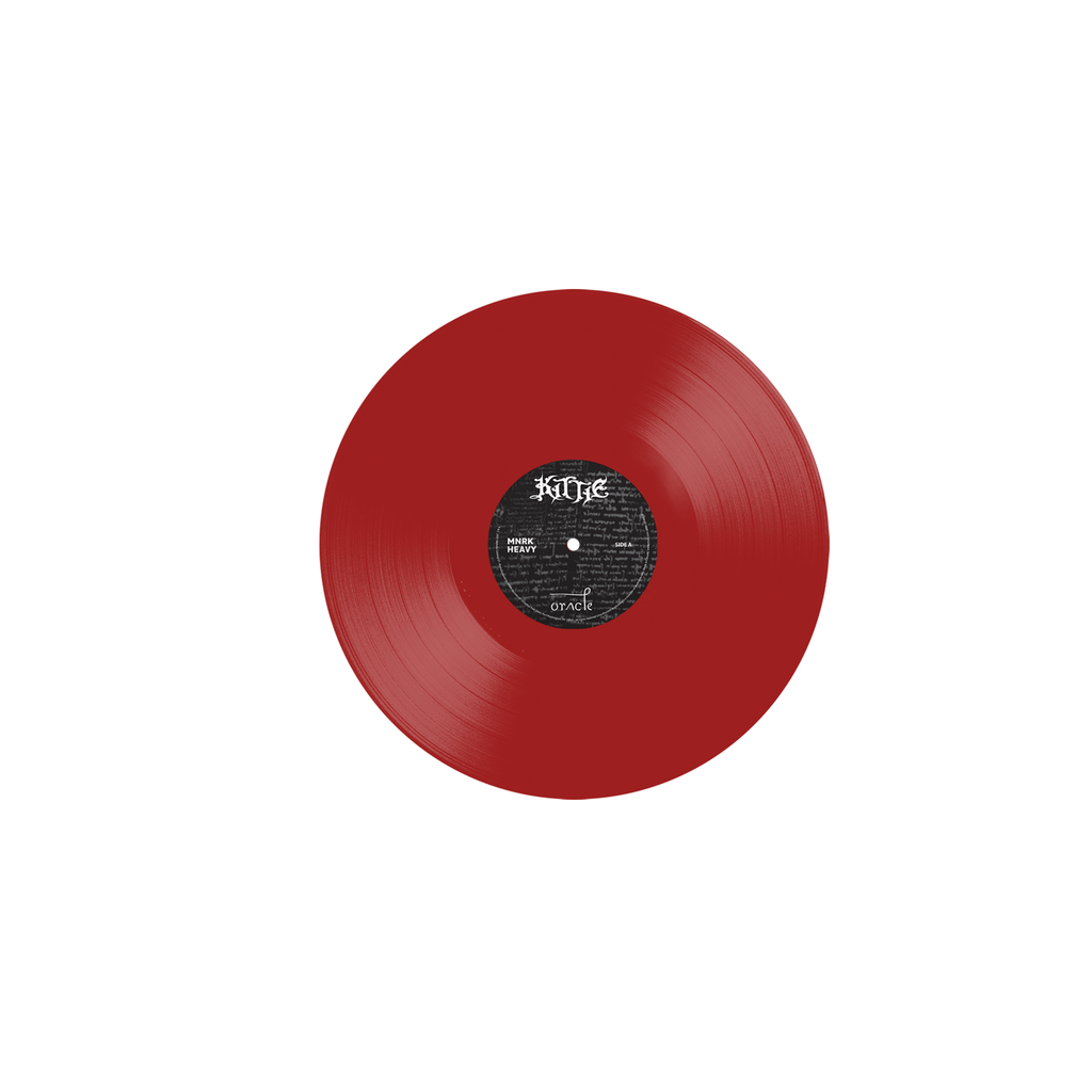 Kittie Oracle Orange & Black Marble Vinyl