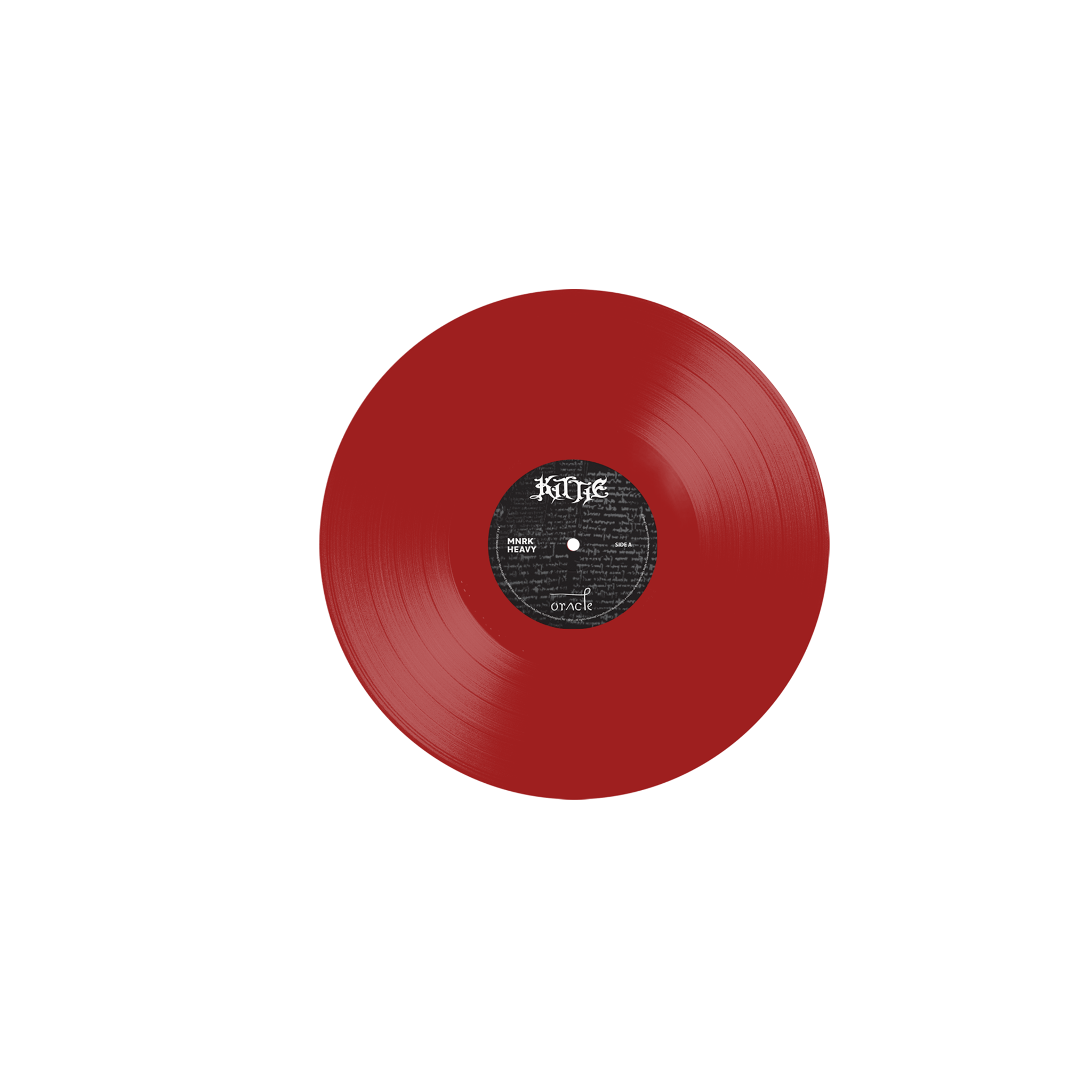 Kittie Oracle Orange & Black Marble Vinyl