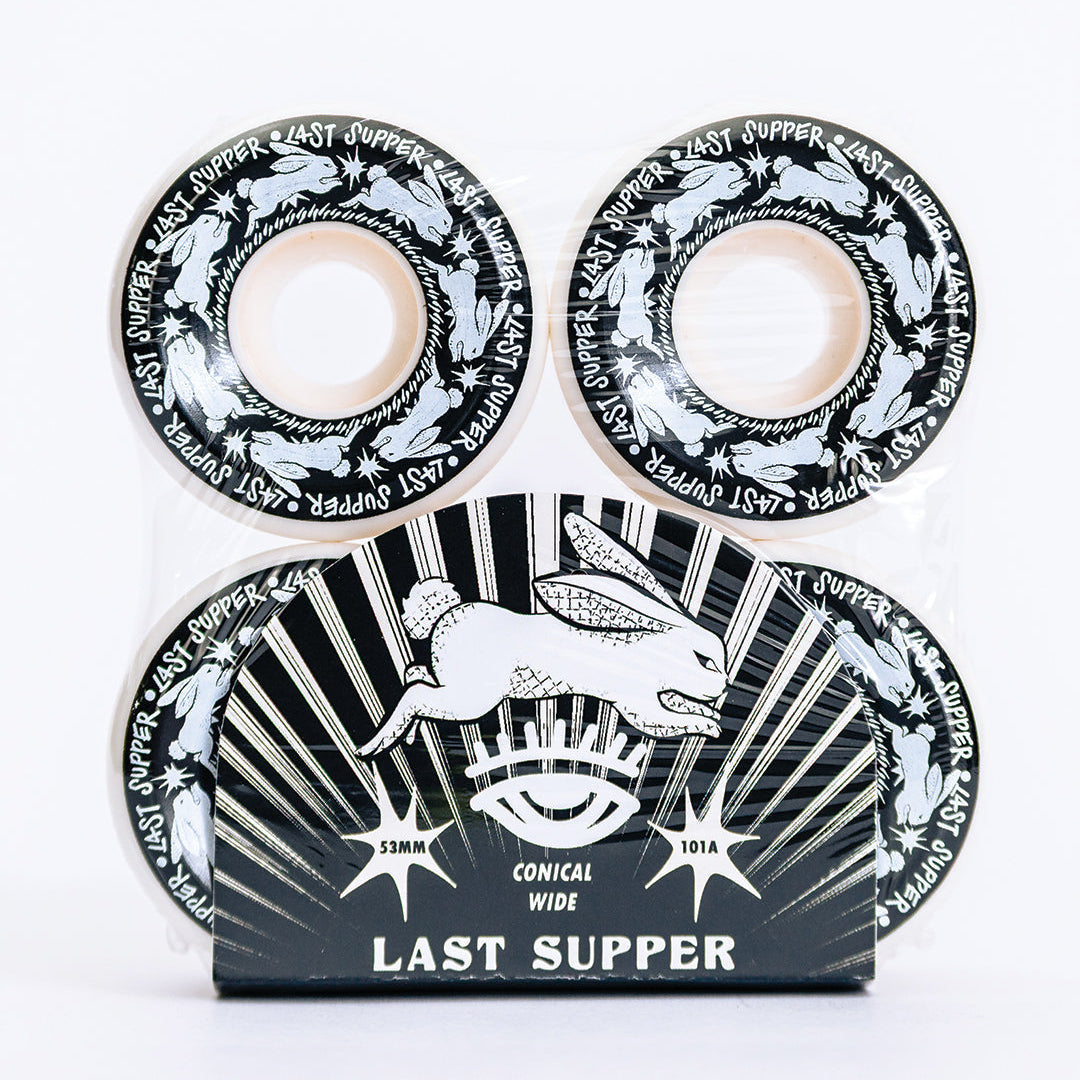 Last Supper 53mm 101A 2025 Design Contest Conical Wide Skateboard Wheel | Supperthane Formula