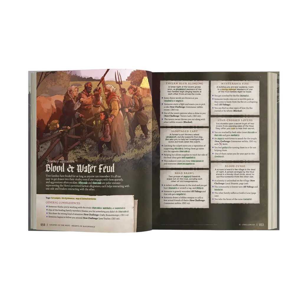 Hearts of Ravensdale - Setting Book - Legend in the Mist