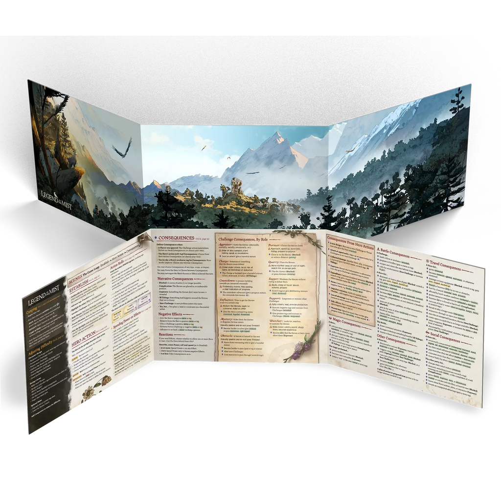 Narrator Screen - Legend in the Mist