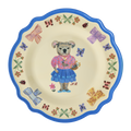 Vintage Dinner Plate - Blue - Nathalie Lété Print