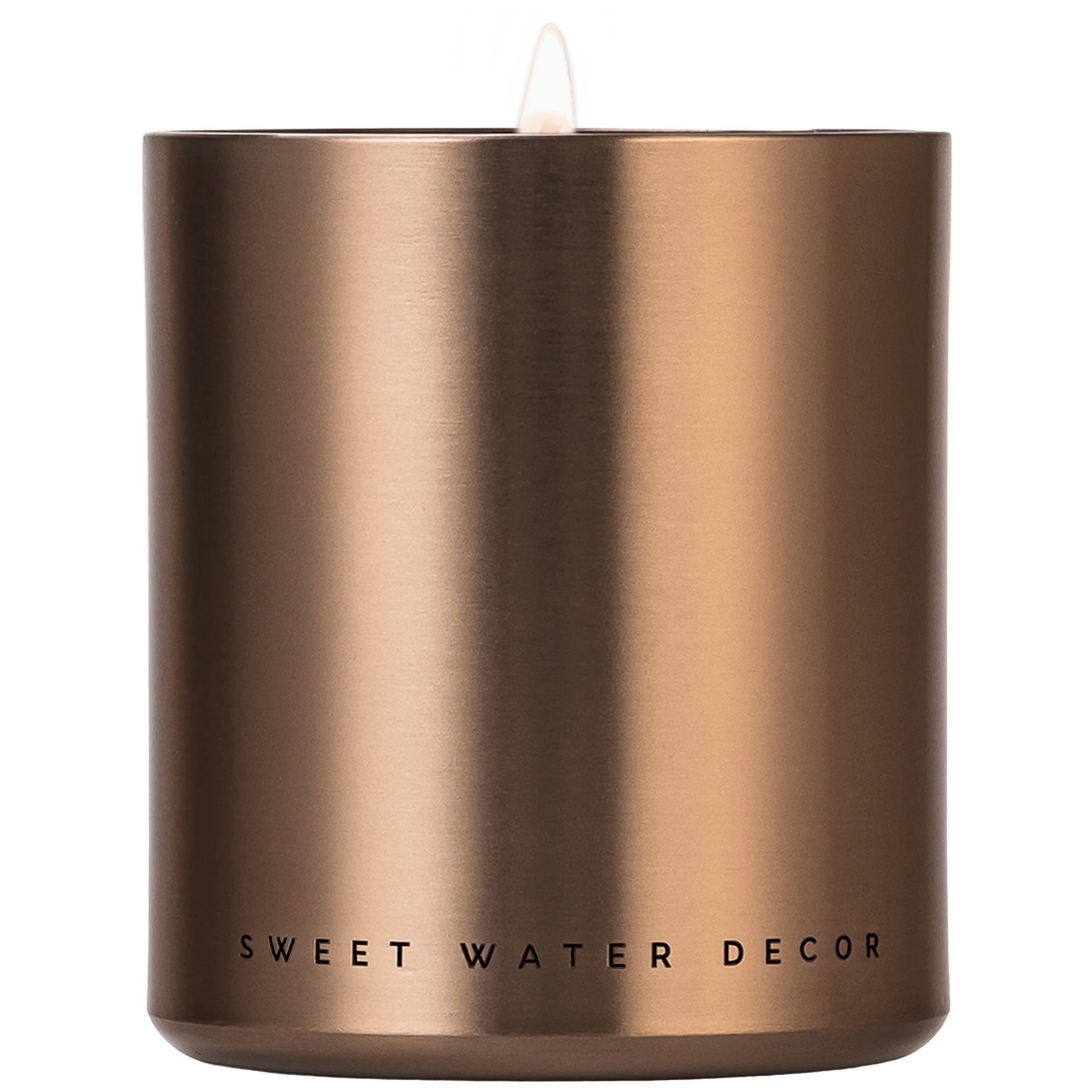 Hello Fall Soy Candle - Bronze Metal Aluminum Jar - 10 oz