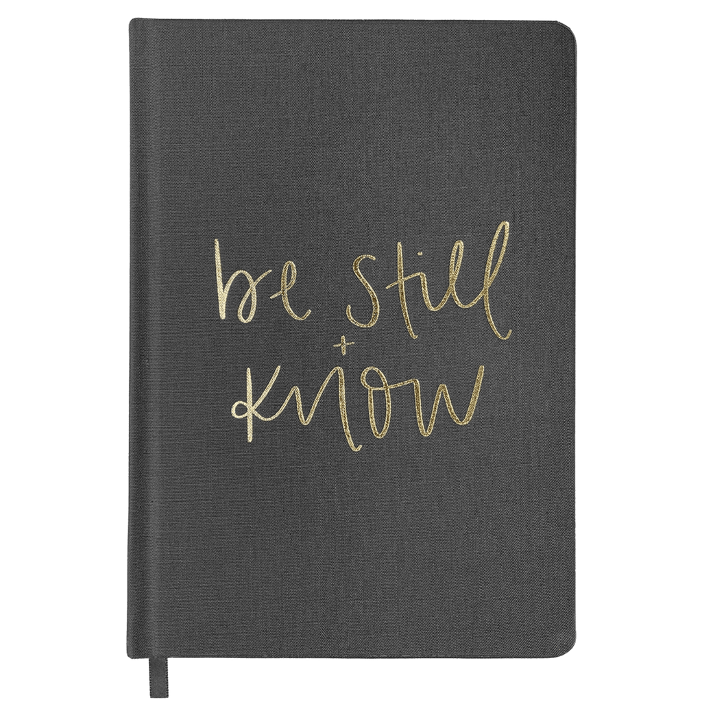 Be Still and Know Fabric Journal