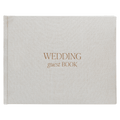 Tan Wedding Guestbook