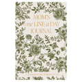 Mom's One Line A Day Green Delft Leather Journal