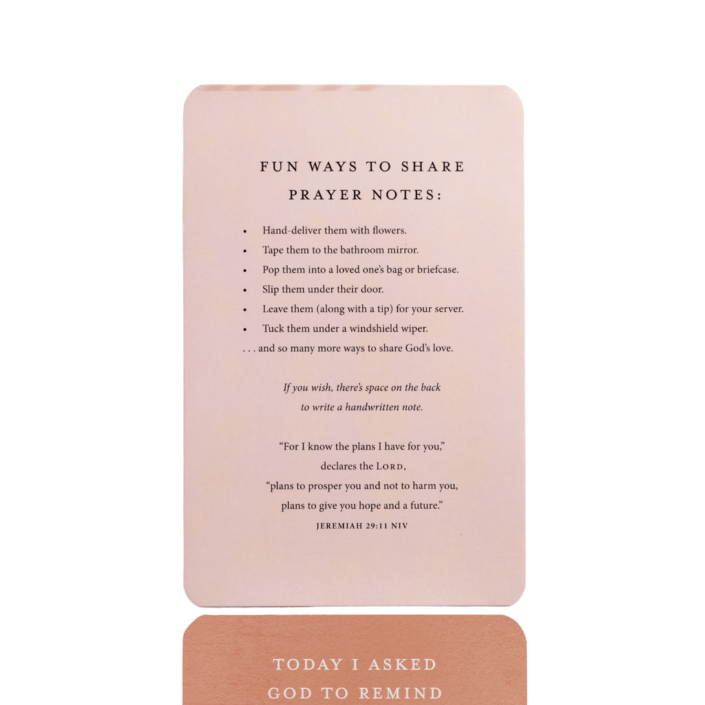 Prayers To Share - 100 Pass-Along Notes for Hardworking Women
