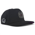 Night Stalker Golf Hat | Snapback Cap | Built-in Magnetic Ball Marker Holder + Marker Included | Adjustable | Animal Eyes Black