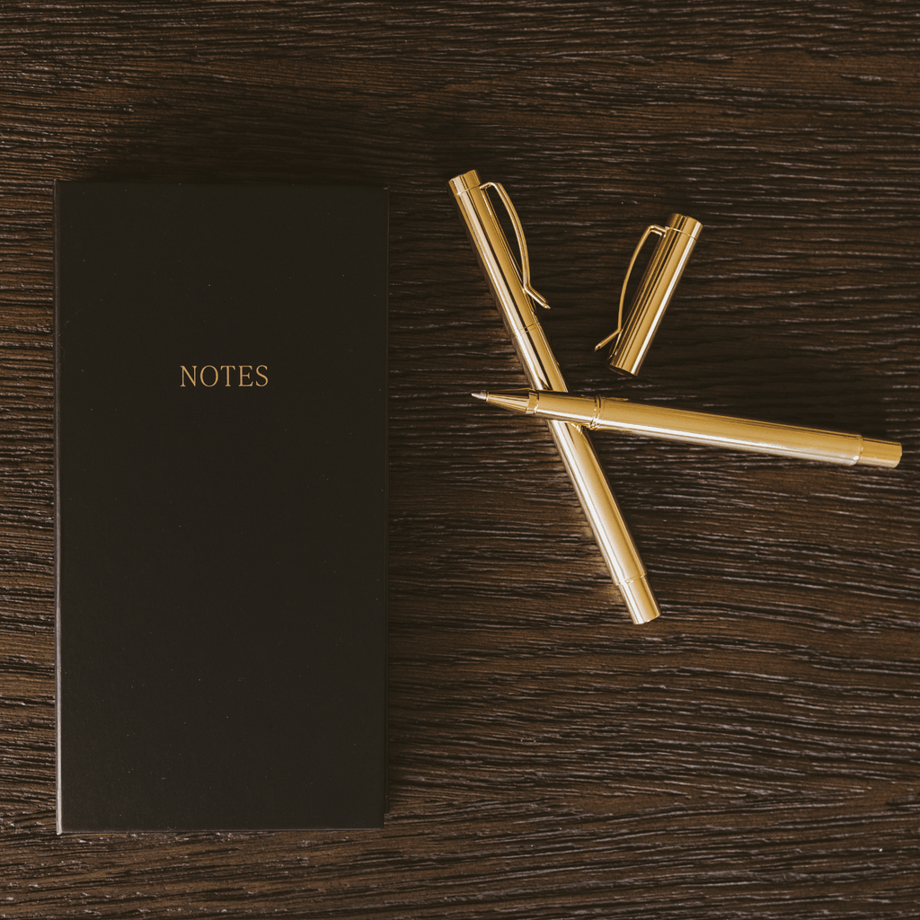 Gold Metal Pen Set
