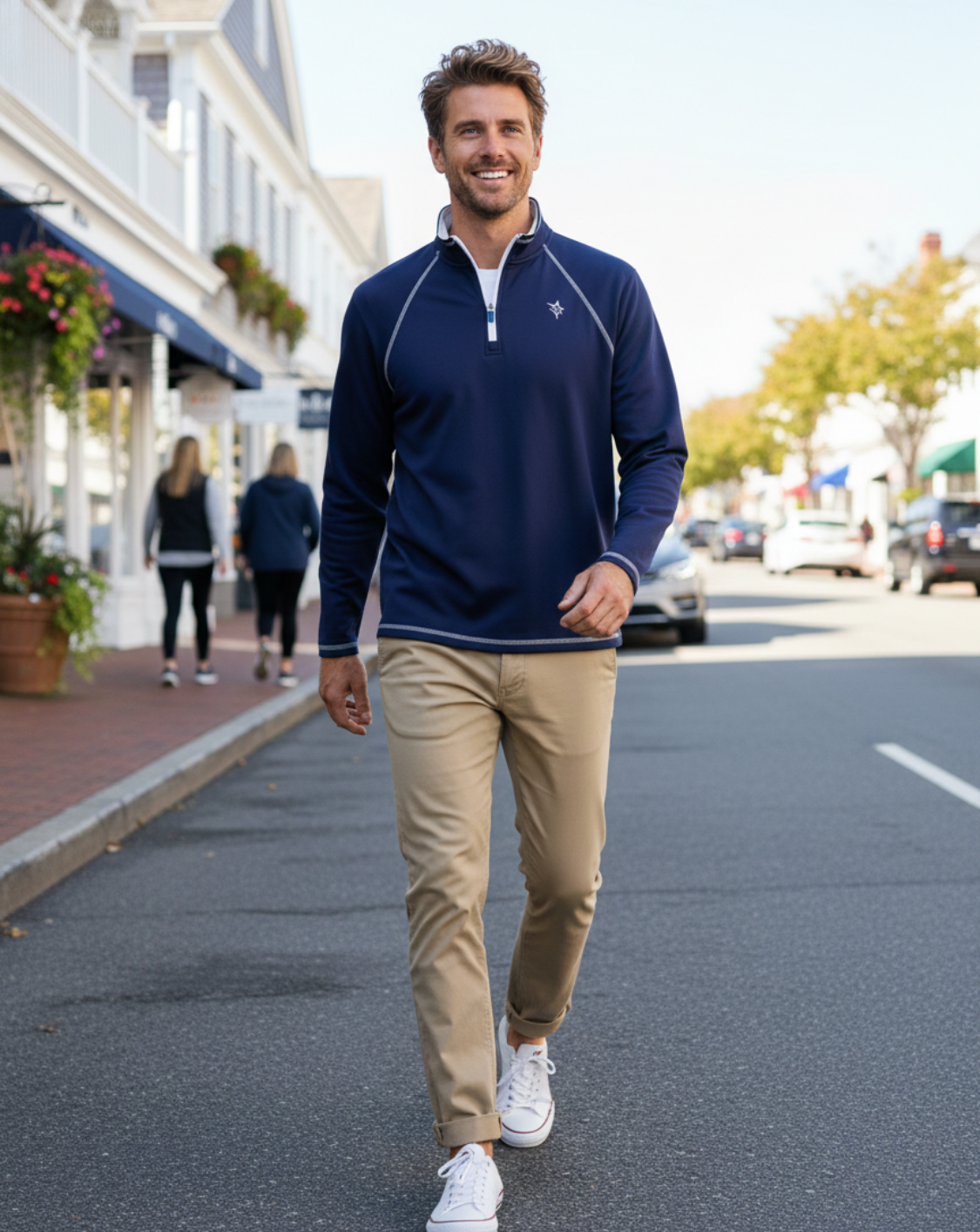 New Harbor Quarter Zip Effortless Comfort