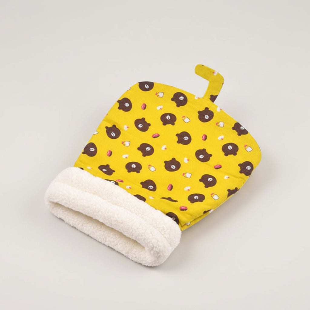Plush Pocket Cat Sleeping Bag