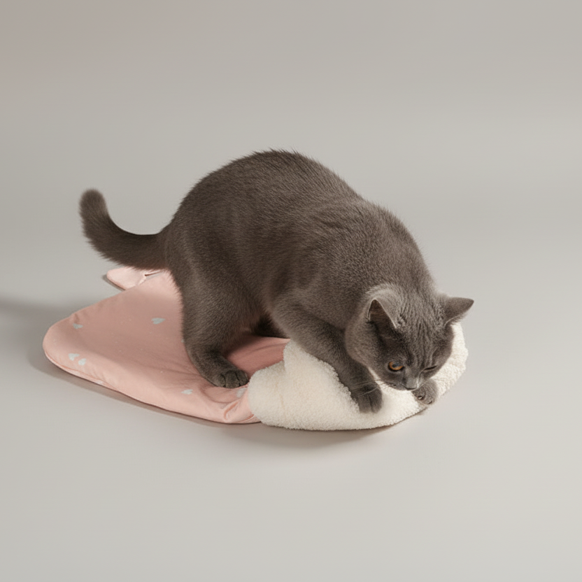 Plush Pocket Cat Sleeping Bag