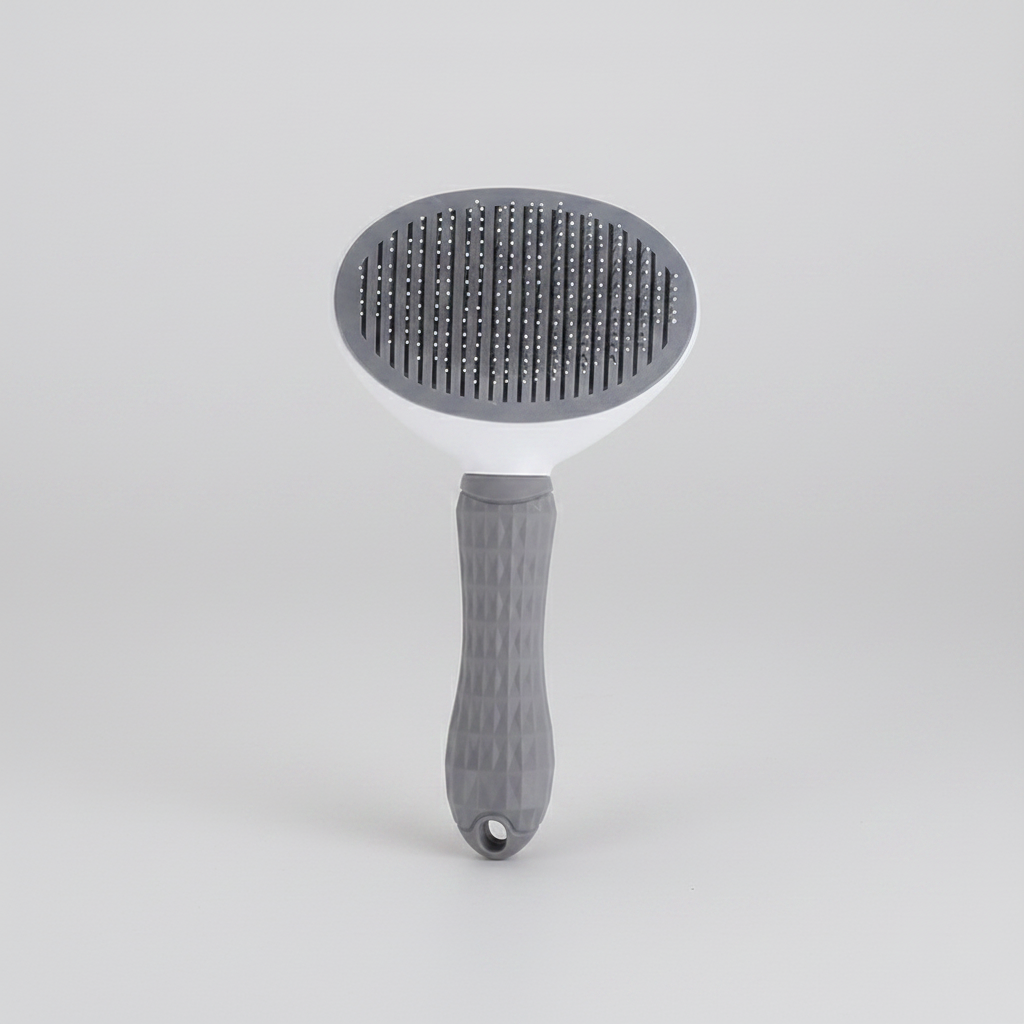 Self-Cleaning Slicker Brush