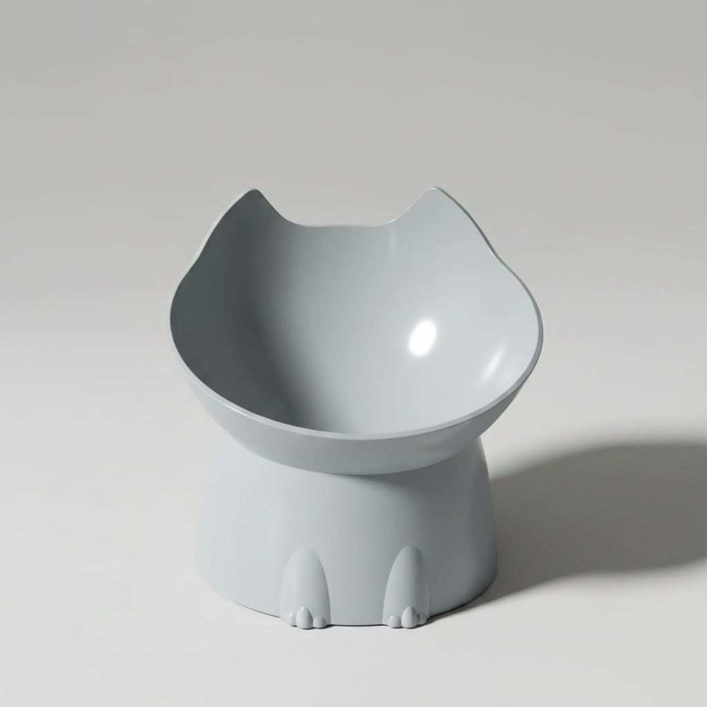 Ergonomic Raised Pet Bowl