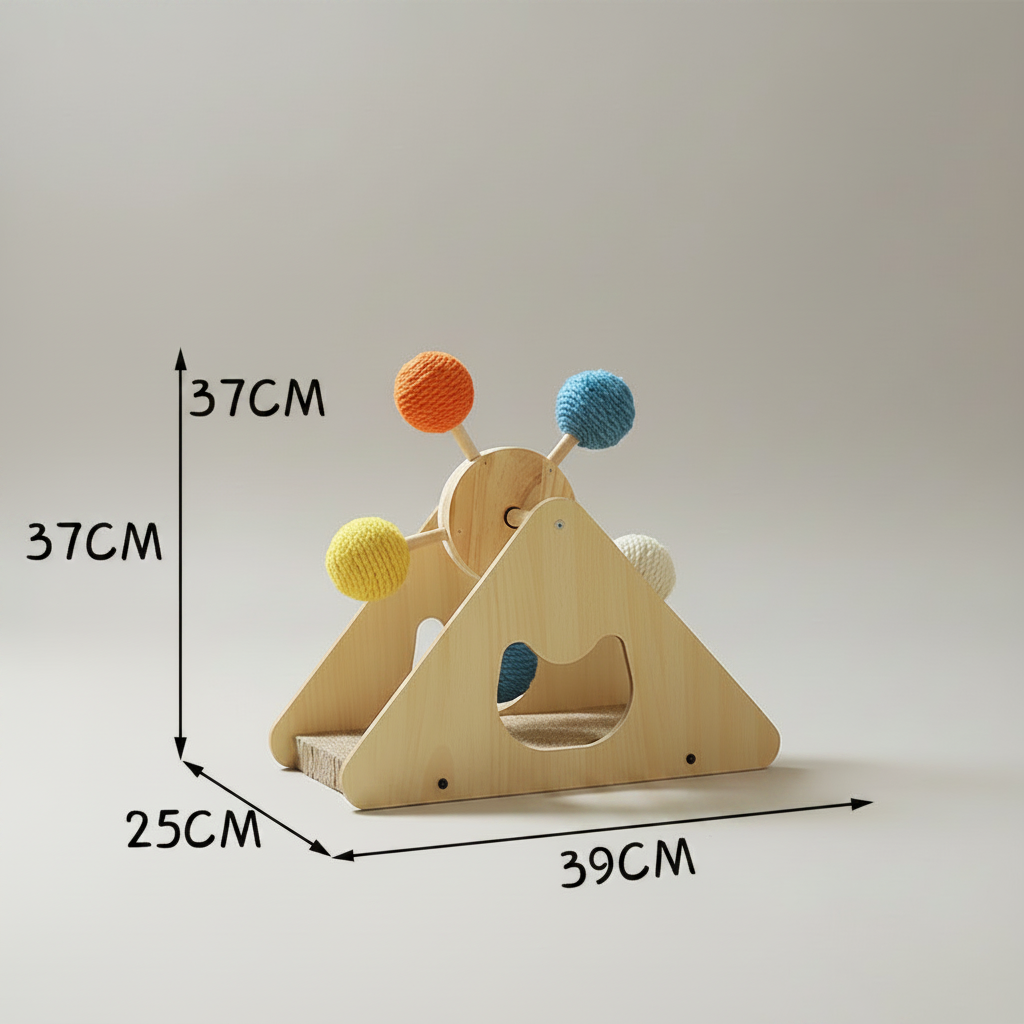 Interactive Ferris Wheel Cat Scratcher