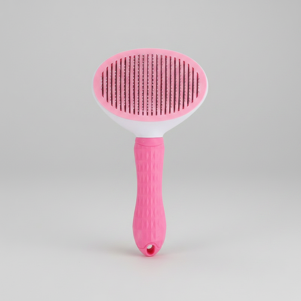 Self-Cleaning Slicker Brush