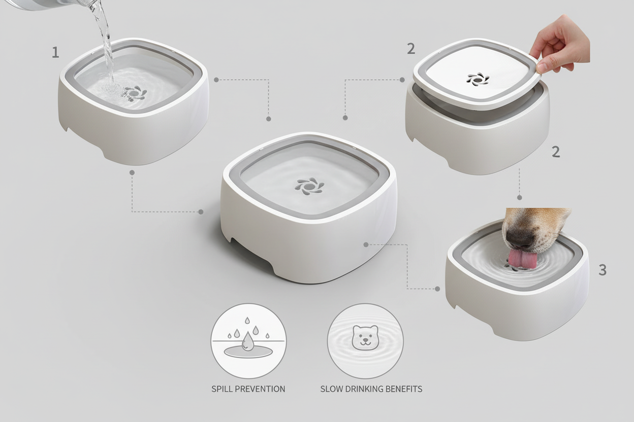 Floating Plate Water Feeder Bowl