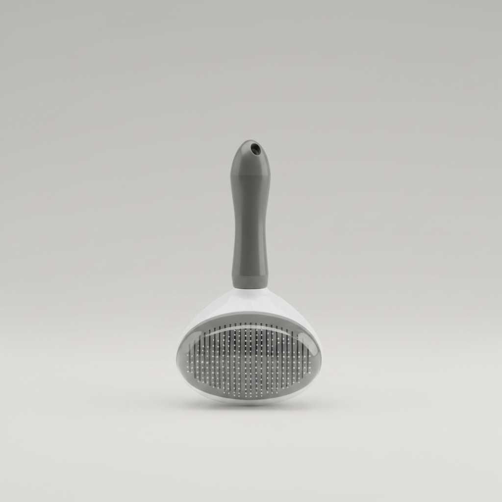 Self-Cleaning Slicker Brush